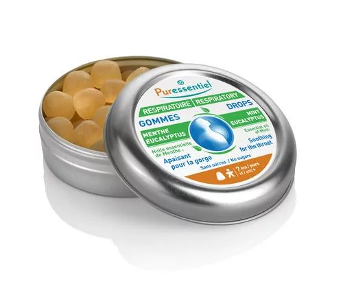 Gommes Menthe-Eucalyptus Respiratoire - 45 g
