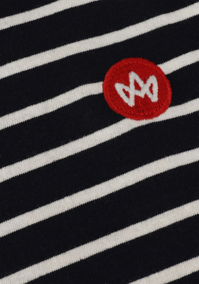 KRONSTADT blauw/wit gestreepte kronstadt t-shirt timmi kids organic/recycled striped t-shirt