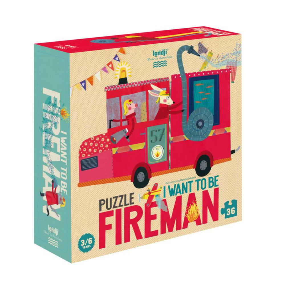 Puzzle - I want to be ... Firefighter
