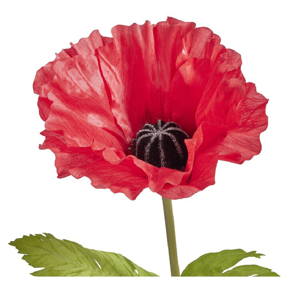 Fleur artificielle coquelicot H115cm