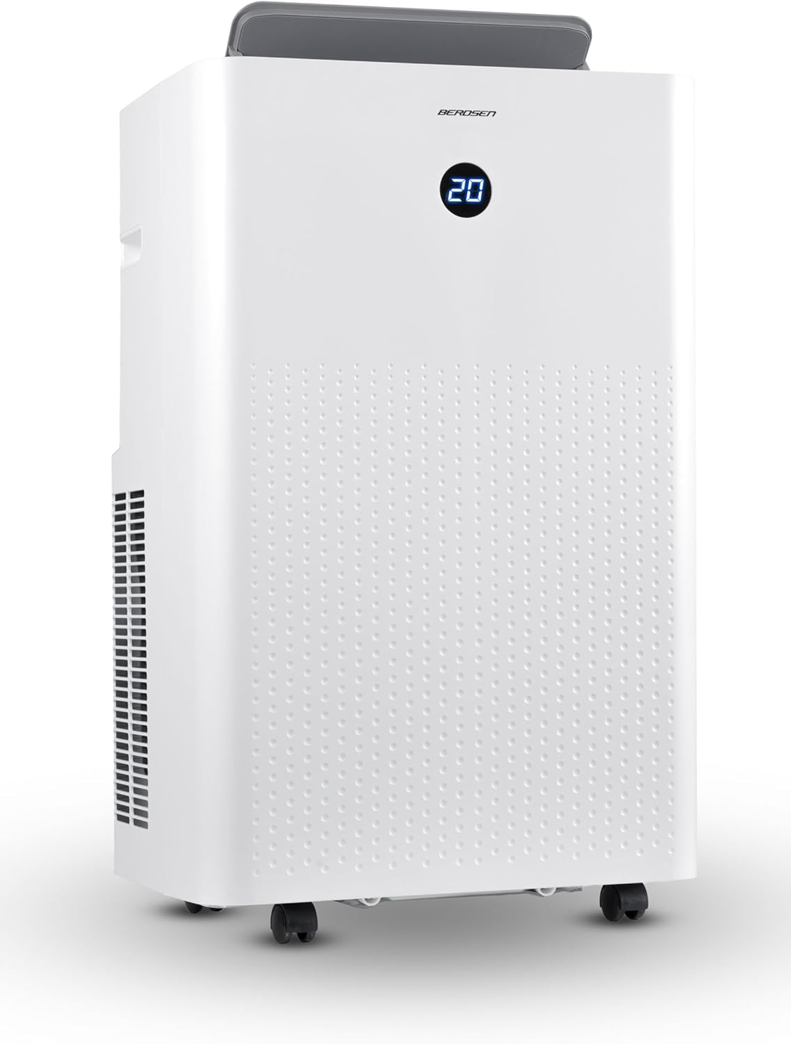Berdsen Mobiles Klimagerät 5-in-1-14000 BTU - Kühlung, Heizung, Entfeuchtung, Ventilation, Schlafmodus - Tuya Smart App - Energieeffizient