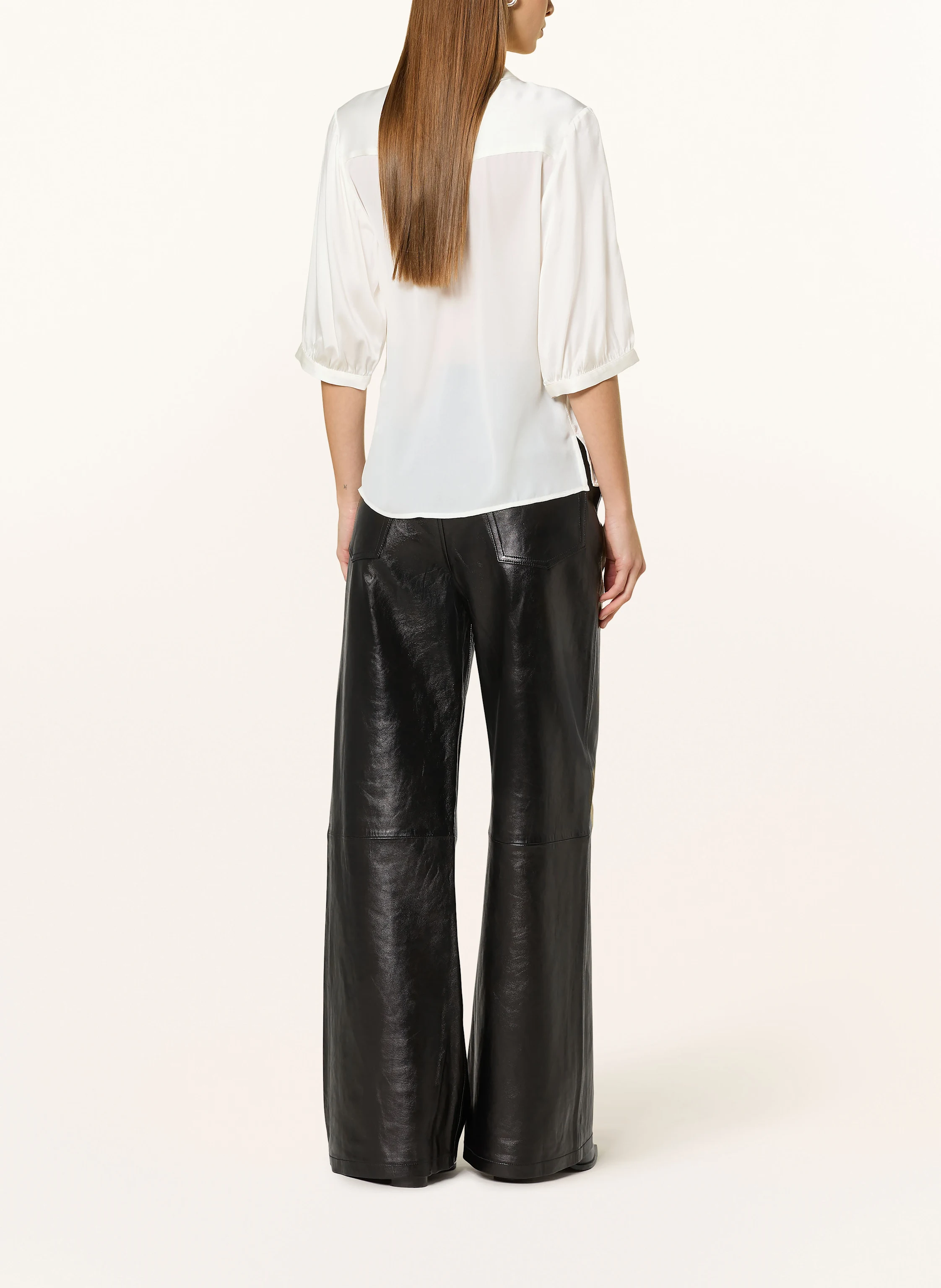 DANTE6 Seidenbluse VAILA mit Schluppe und 3/4-Arm