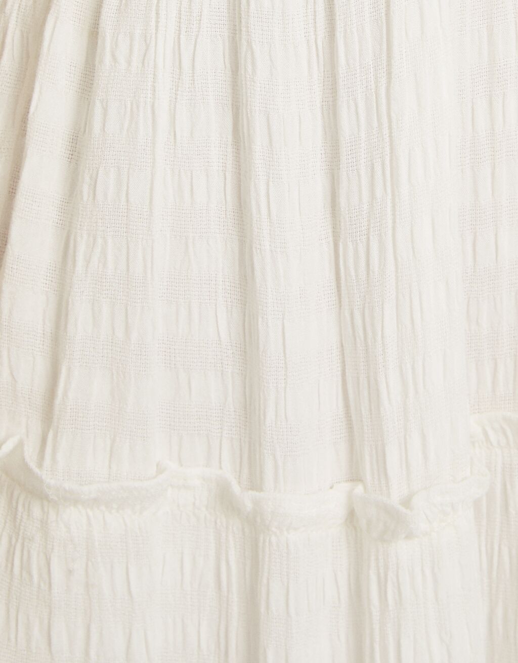 Mini vestido com alças franzidas