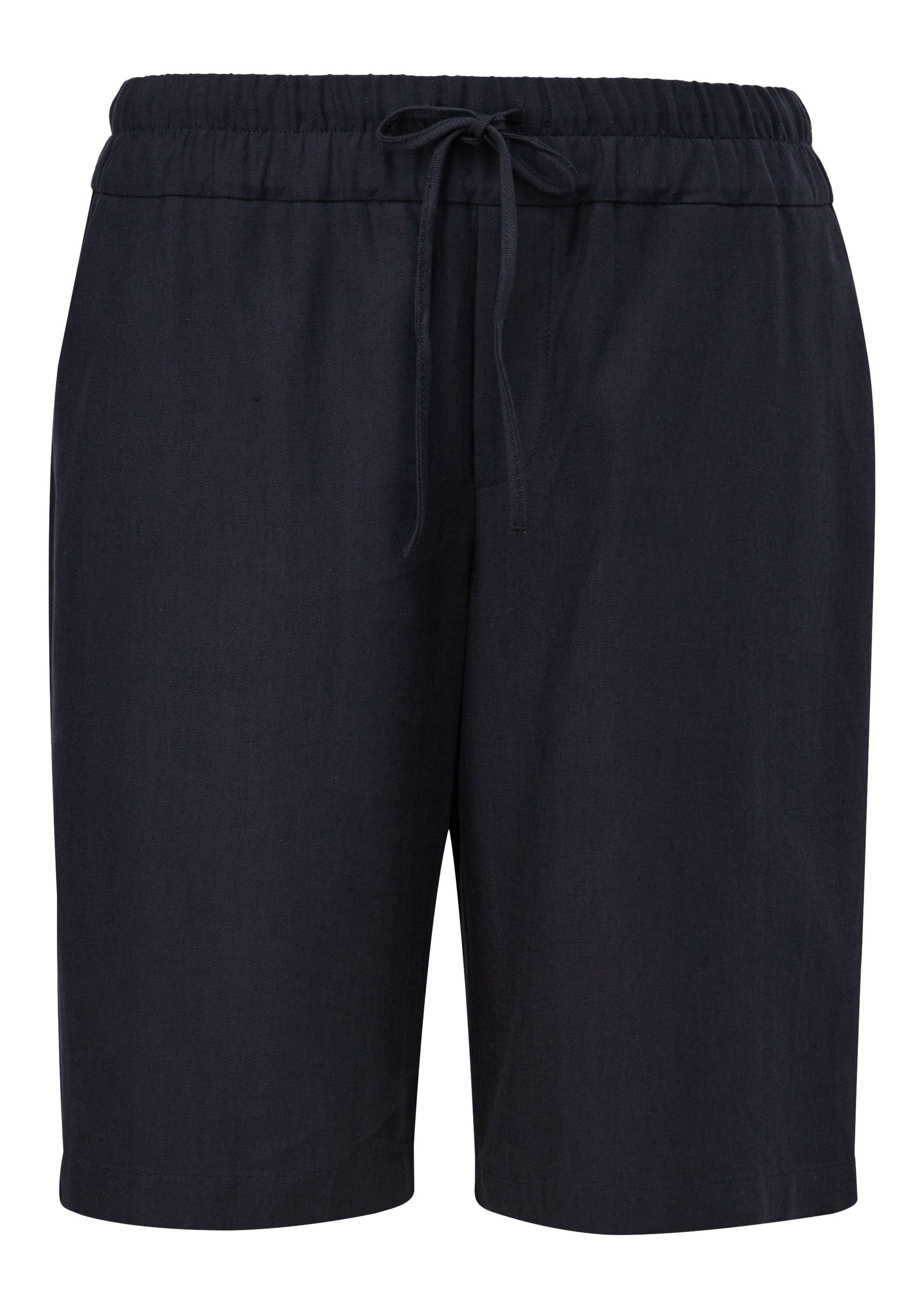 Twill-Bermudas mit Tunnelzugbund