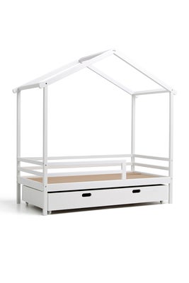 Minitude Nordic Jaxson Husseng 70 x 140 + Sengeskuff, Hvit