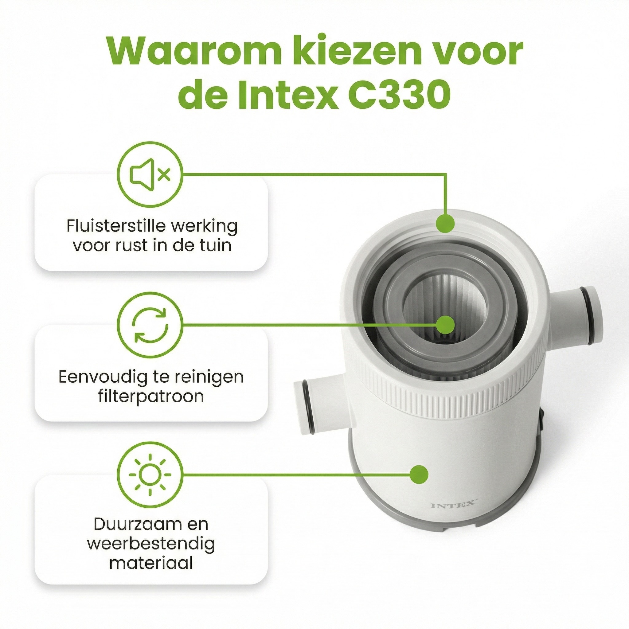 Intex 1.250 l/u filterpomp