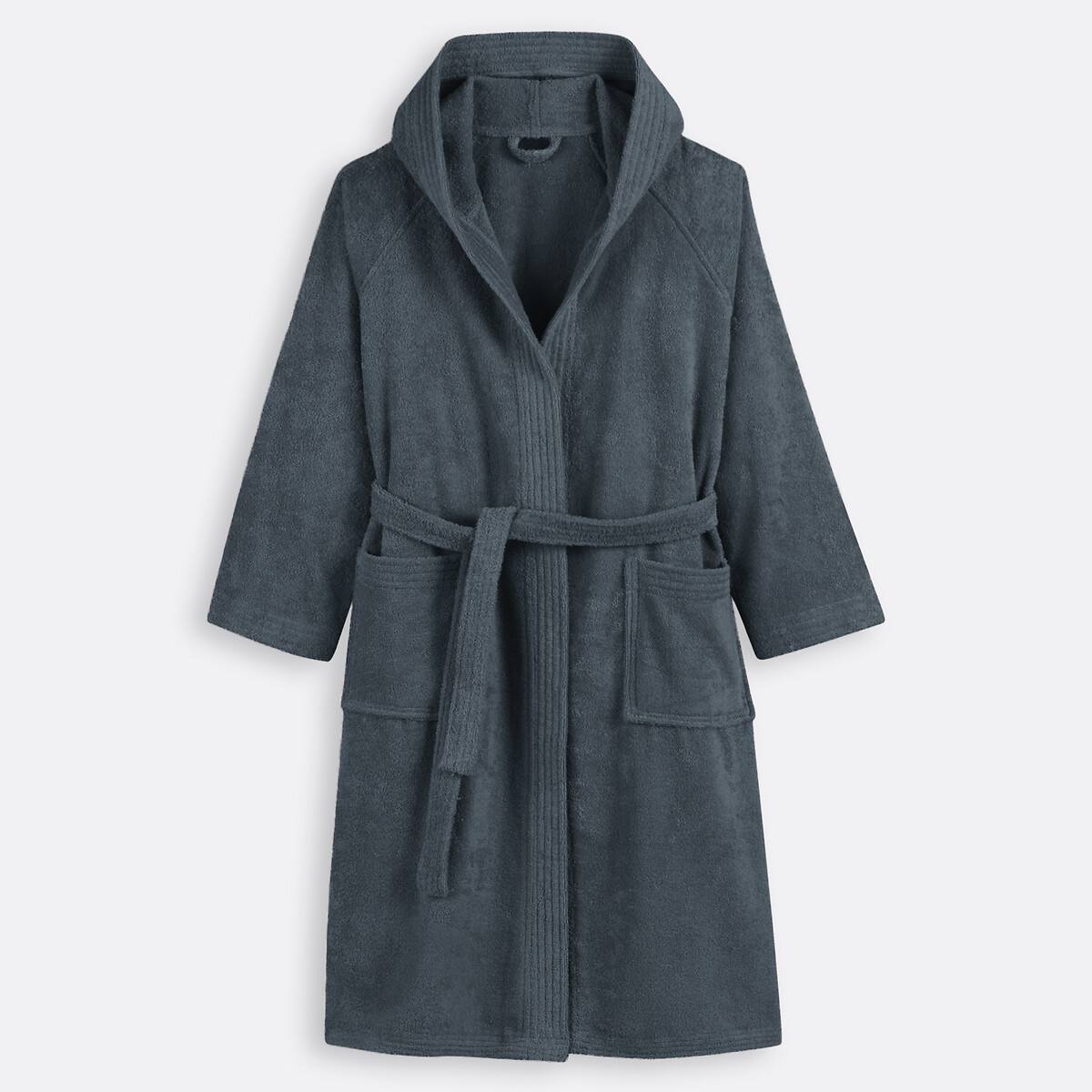 LA REDOUTE INTERIEURS<br>Roupão com capuz em atoalhado bouclette 450 g/m², Haxel