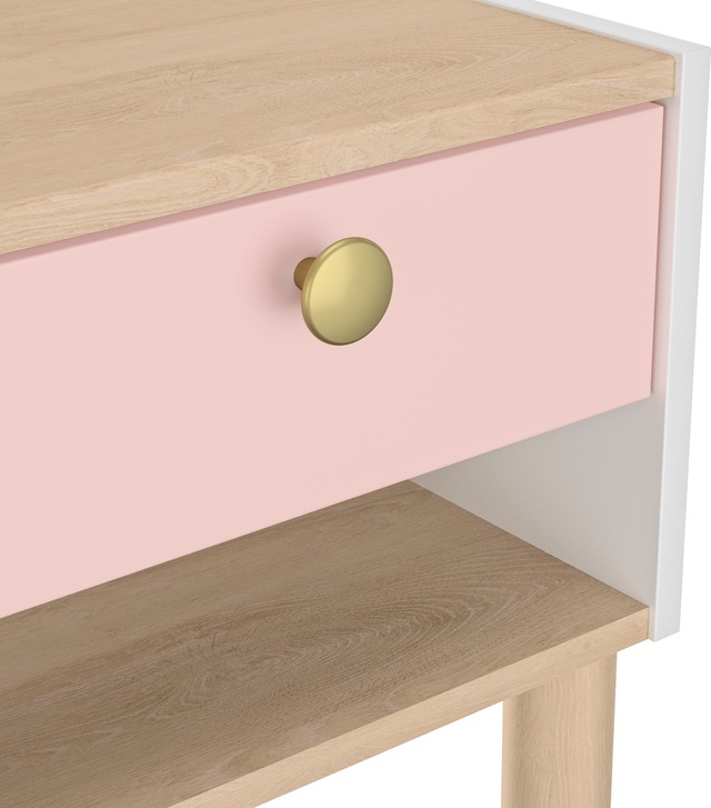 Gami Nachttisch »Romy« 1 Stk. tlg. Elegantes Design für eine sanfte und feminine Atmosphäre.