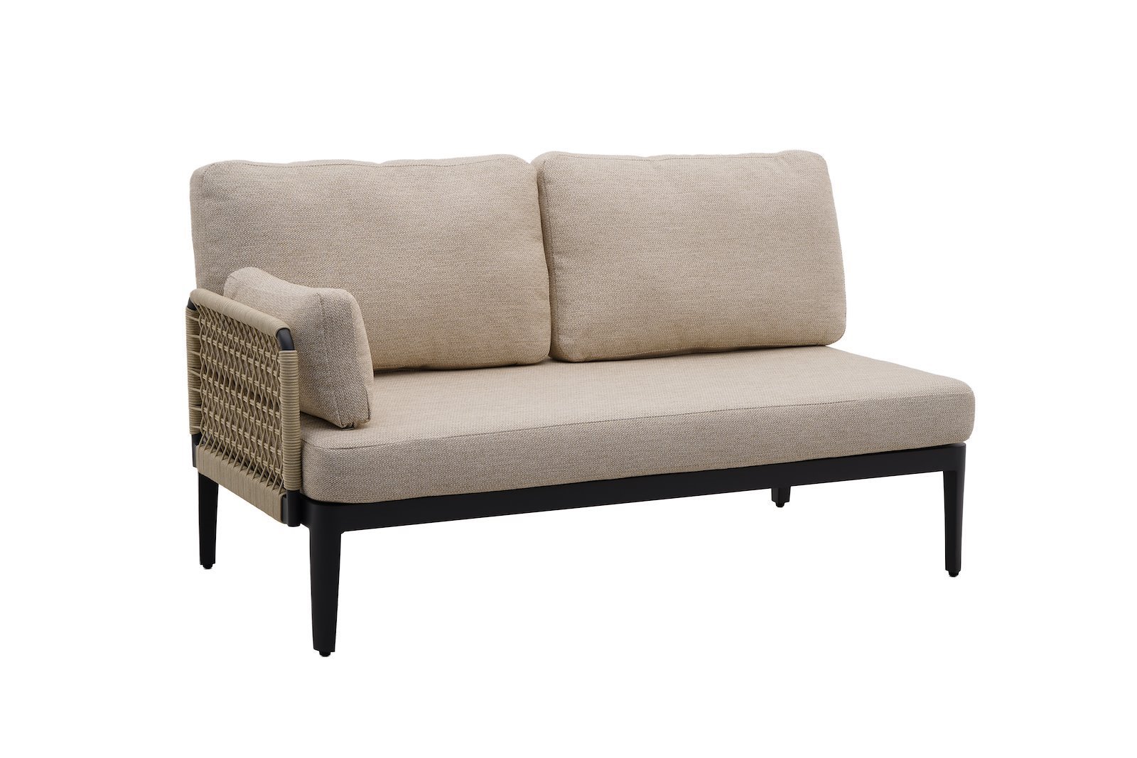 Sailon hjørnesofa sort