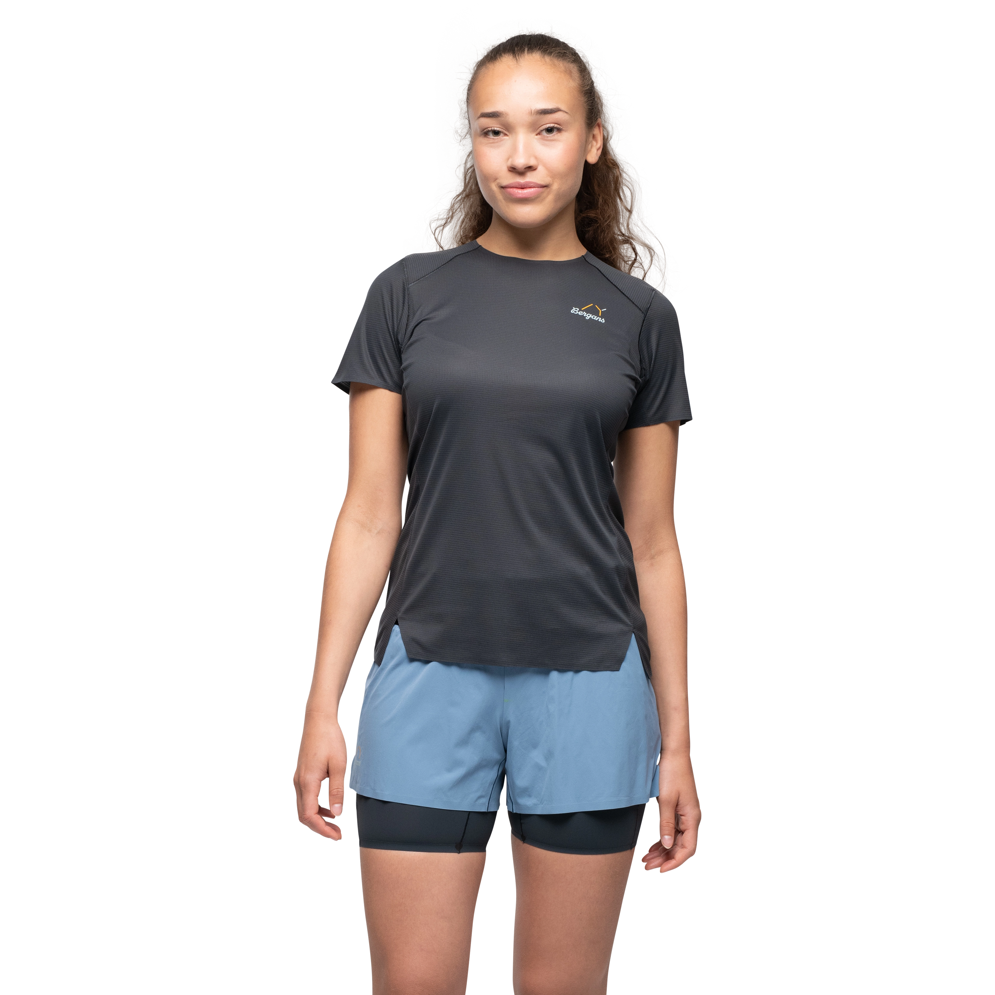 Y LightLine Fast Tee Women Dark Shadow Grey