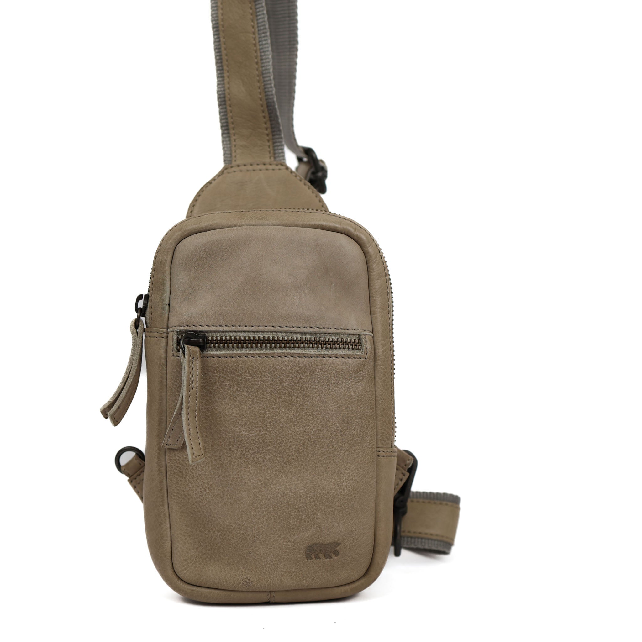 Klein crossbody tasje 'Nikki' silver mink Silver mink