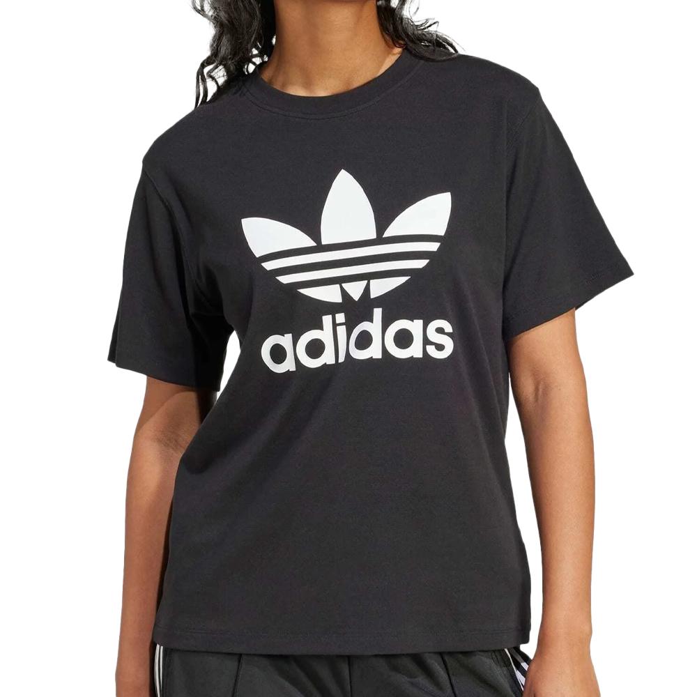 Adidas T-shirt Noir Femme Adidas Boxy