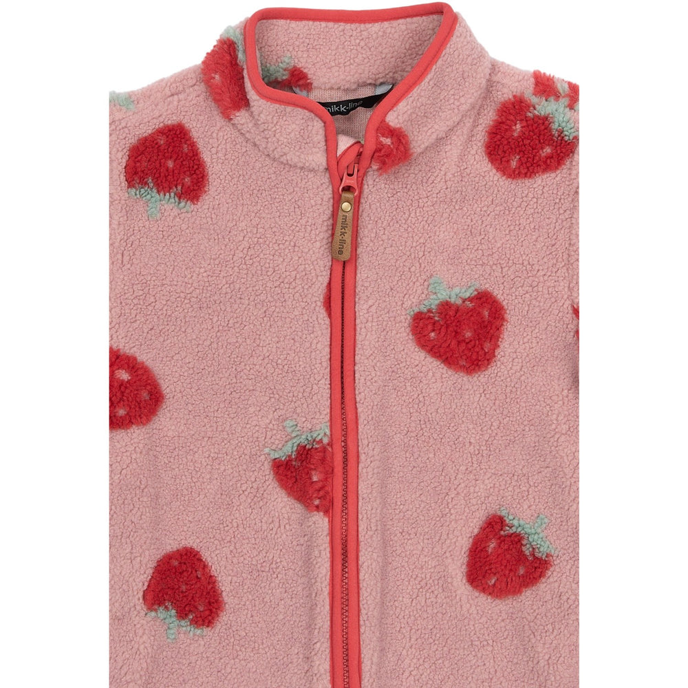 Køb Mikk-Line Strawberry AOP Teddy Jakke 3D