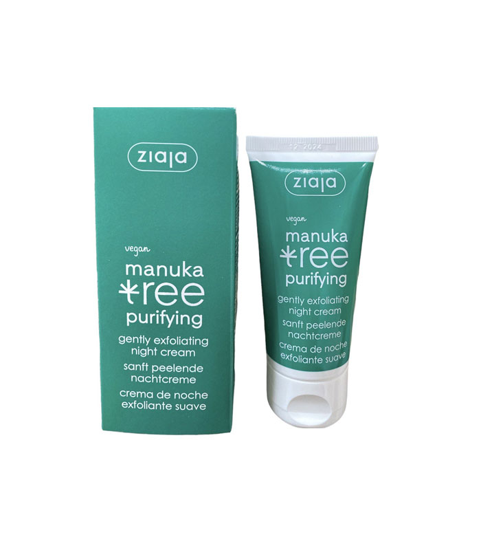 Ziaja - Creme esfoliante de noite com ácido de amêndoas Manuka Tree