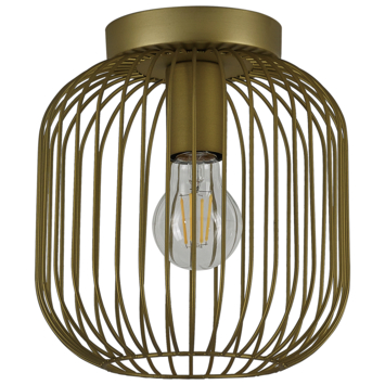 KARWEI plafondlamp Vic messing 23xØ21cm
