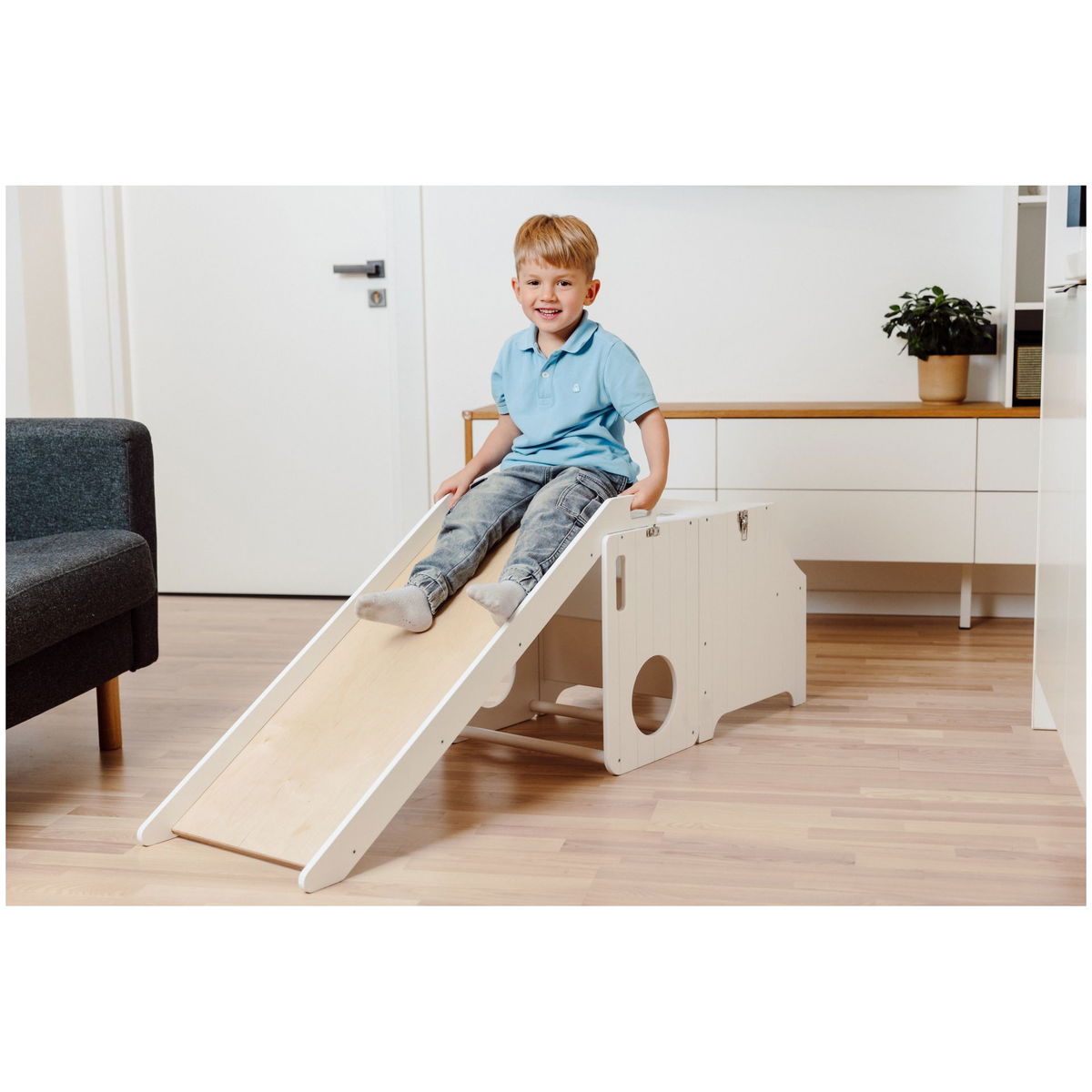 Duck WoodworksDuck Woodworks   Lernturm klappbar mit Rutsche SpaceX