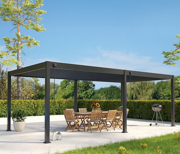 Weide Deluxe Pergola Voll-Alu, ca.