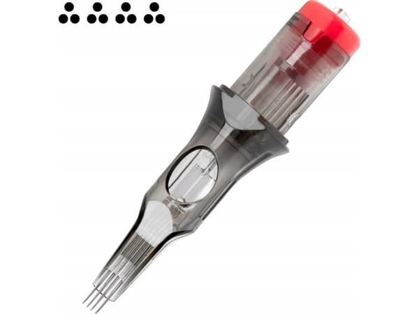 Activeshop Cartridge do tatuażu El Cartel V2 - 0.30 3RLX 4 Long Taper 10 szt.