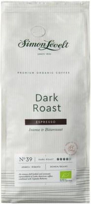 Simon Levelt Koffie Dark Roast Espresso Bio 1000 Gr