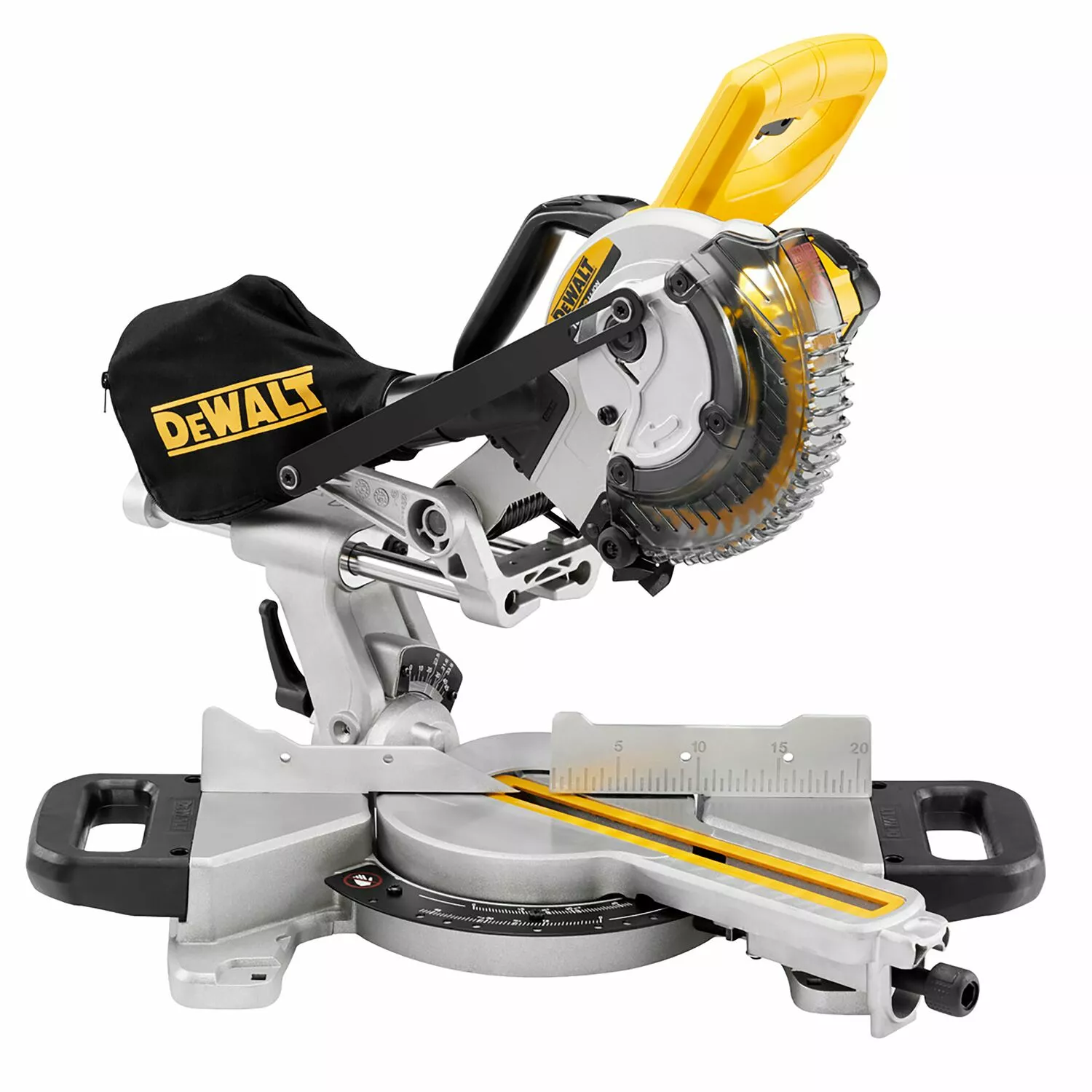 DeWALT DCS365P2 18V Li-Ion accu Afkortzaag set (2x 5,0Ah accu) - 184 x 16mm