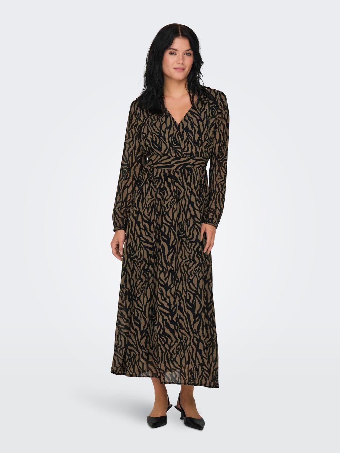 ONLSTAR Langes Kleid Walnut