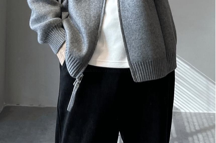 Real Boy - Cardigan met opstaande kraag en rits