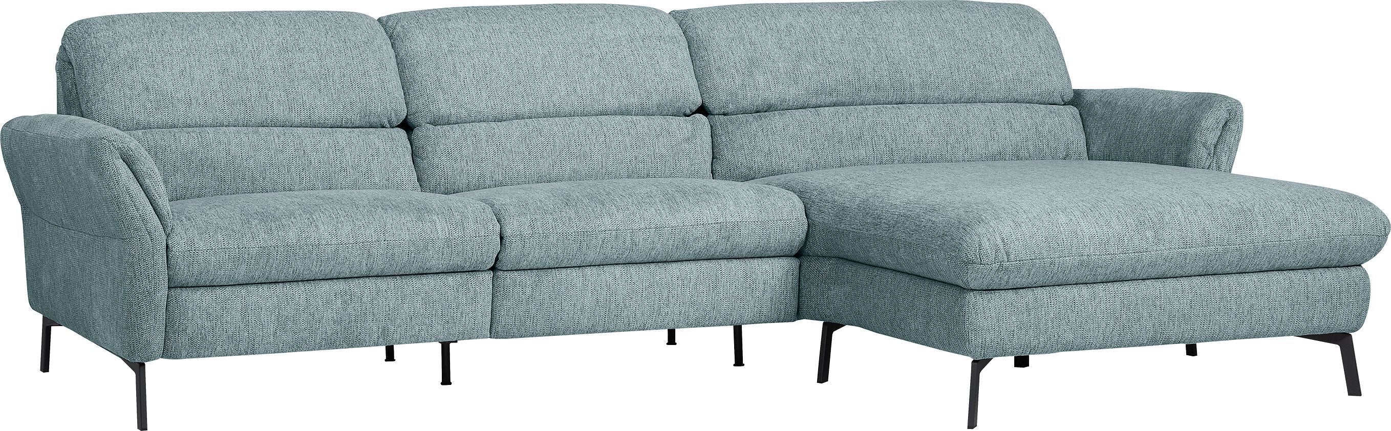 SEBO Ecksofa - Hellblau / B: 284.0 cm x T: 161.0 cm x H: 84.0 cm