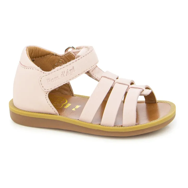 Pom d'Api Sandales Poppy Strap | Rose pâle