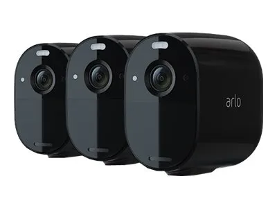 Arlo Essential - Netværksovervågningskamera - udendørs, indendørs - vejrbestandig - farve (Dag/nat) - 1920 x 1080 - 1080p - audio - trådløs - WiFi - H.264 (pakke med 3)