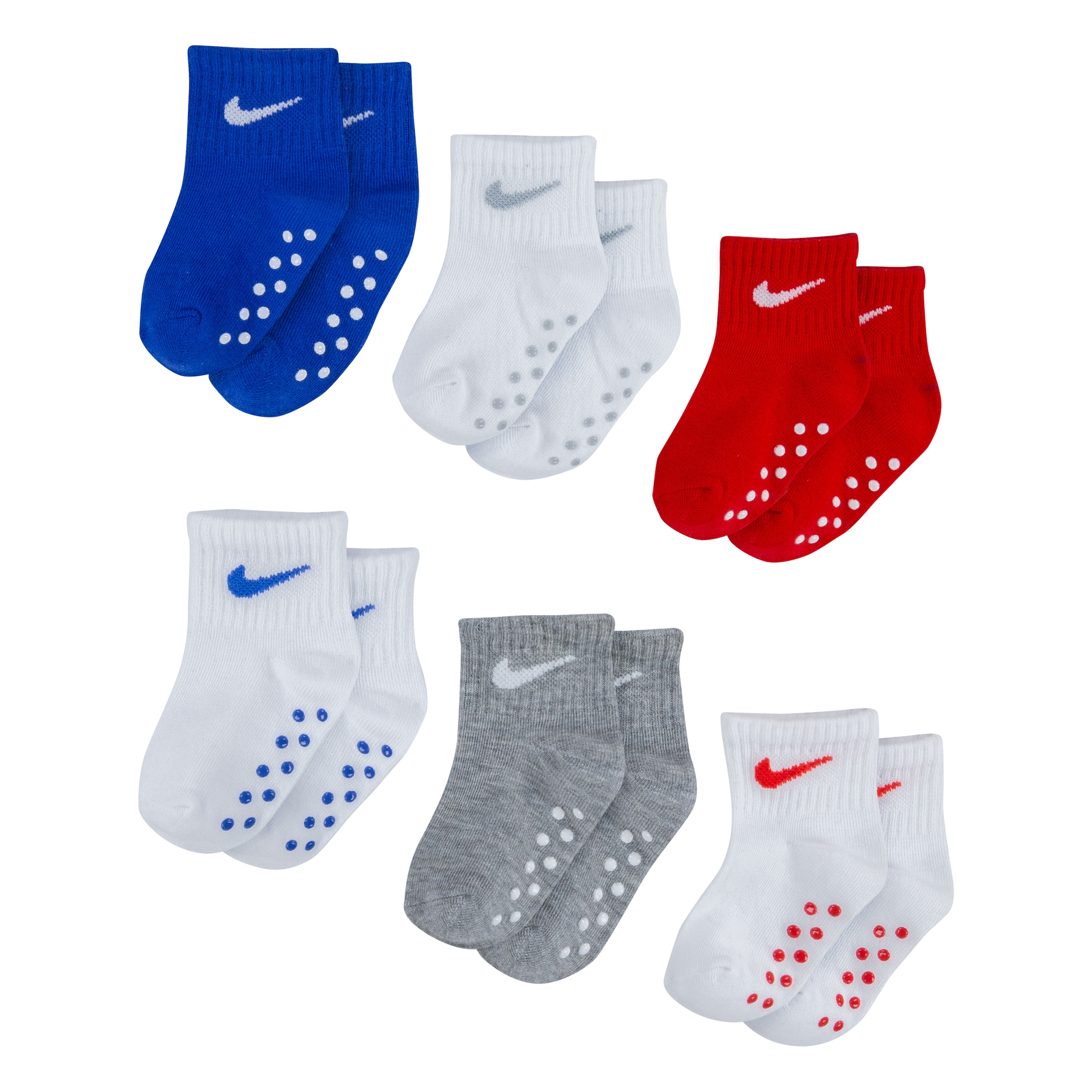 Nike Sportswear ABS-Socken »POP COLOR GRIPPER INFANT/TODDLER AN« Set, 6 Stk. tlg. für Babys