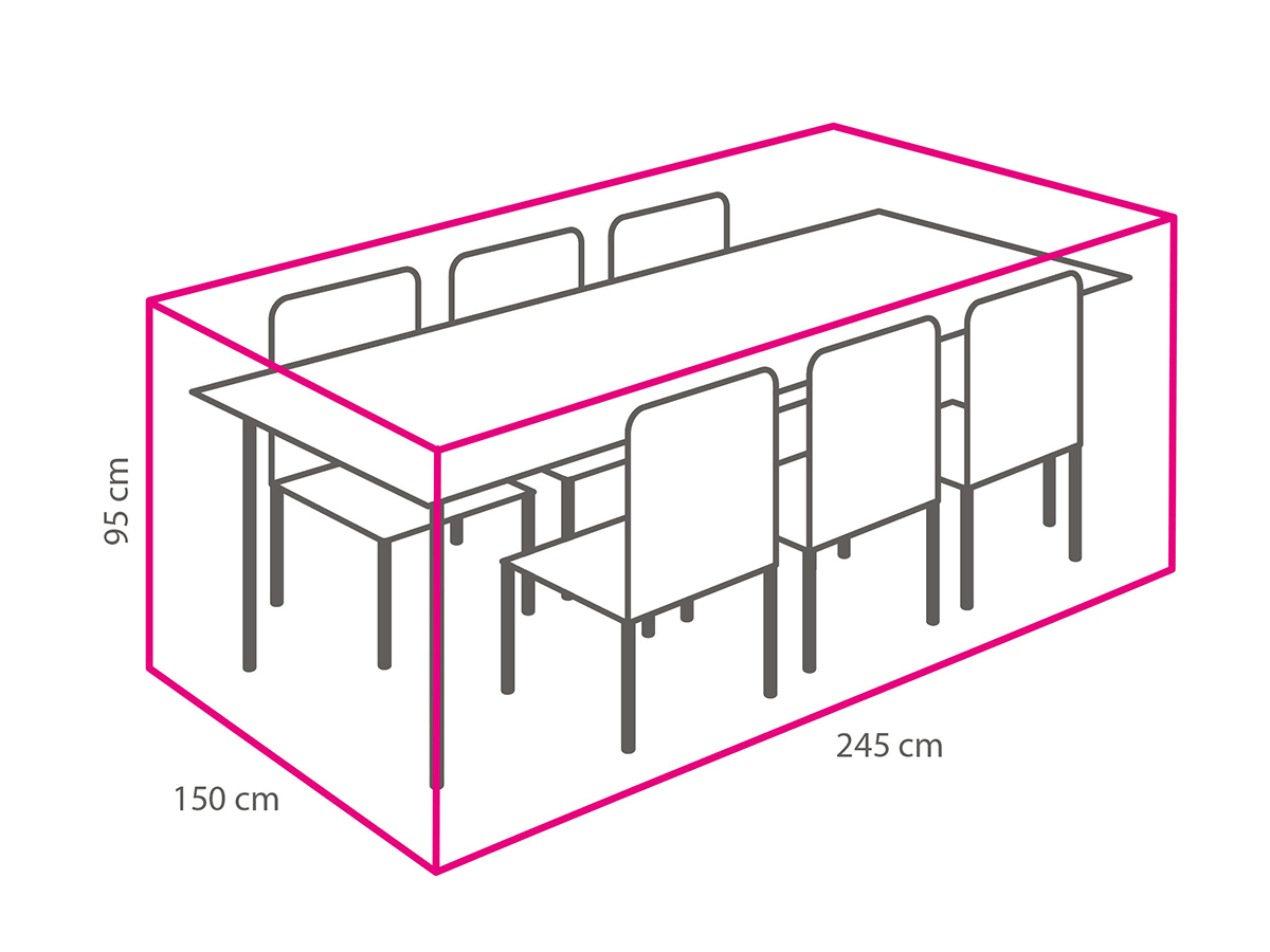 Winza deluxe 245 x 150 x 95 cm tuinsethoes