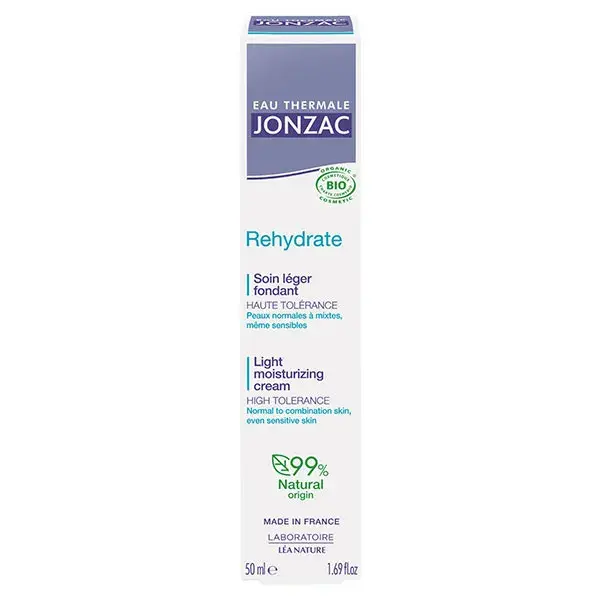 Eau Thermale Jonzac Rehydrate Soin Léger Fondant Bio 50ml
