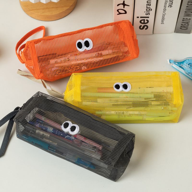 Parundele - Cartoon Eye Mesh Etui
