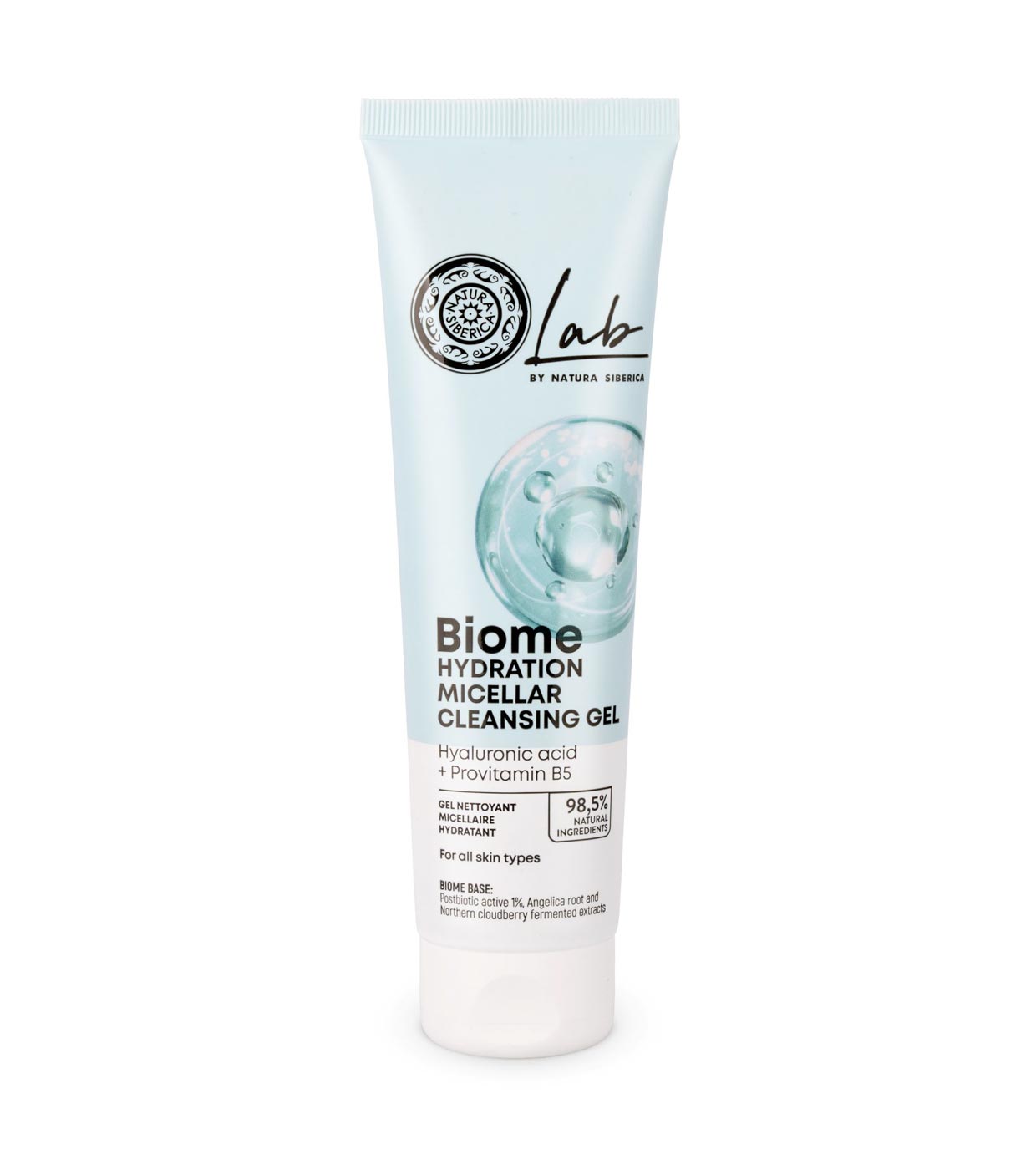 Natura Siberica - *Lab Biome* - Gel de limpeza micelar hidratante - Todos os tipos de pele