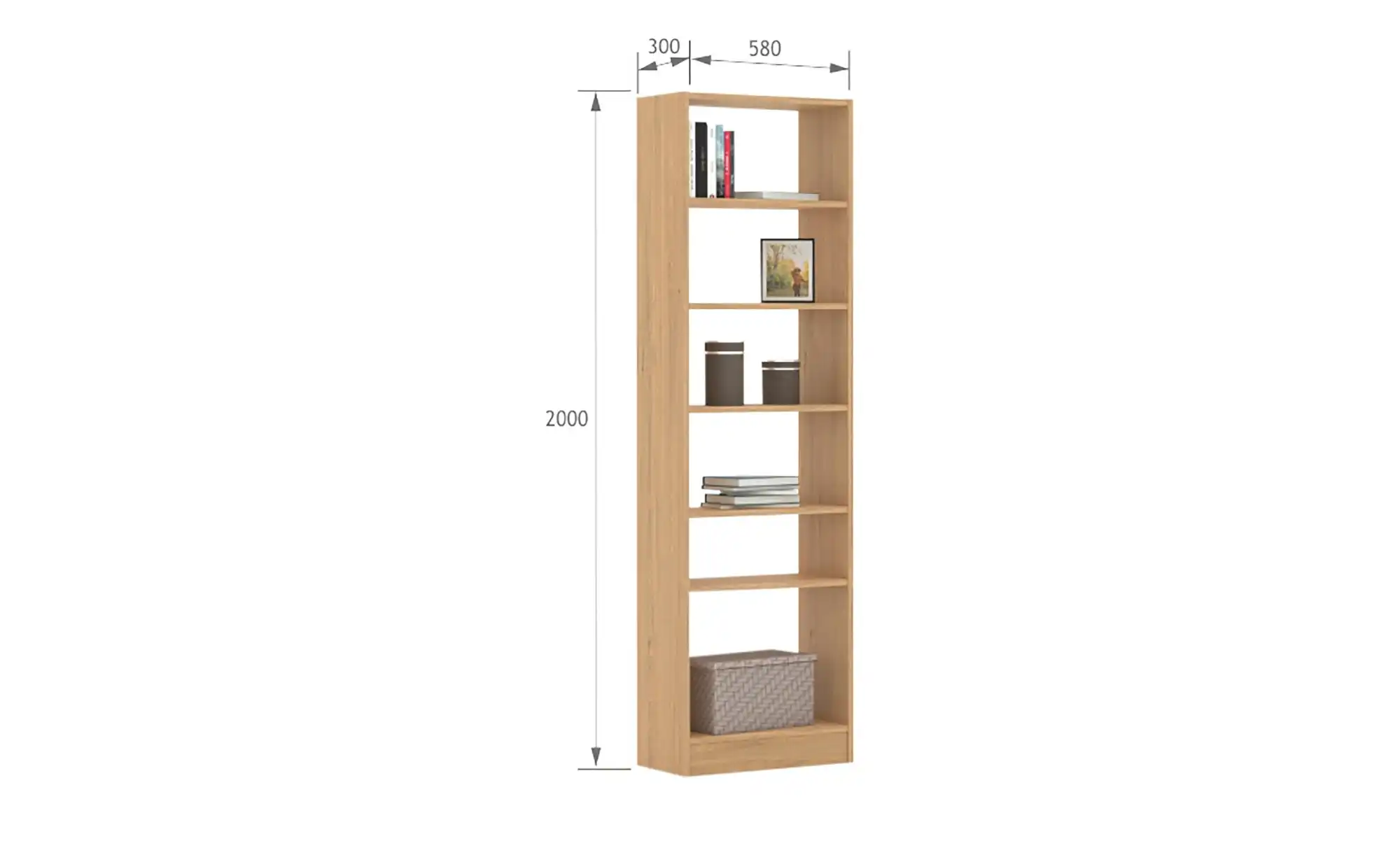 Schrankregal White Oak
