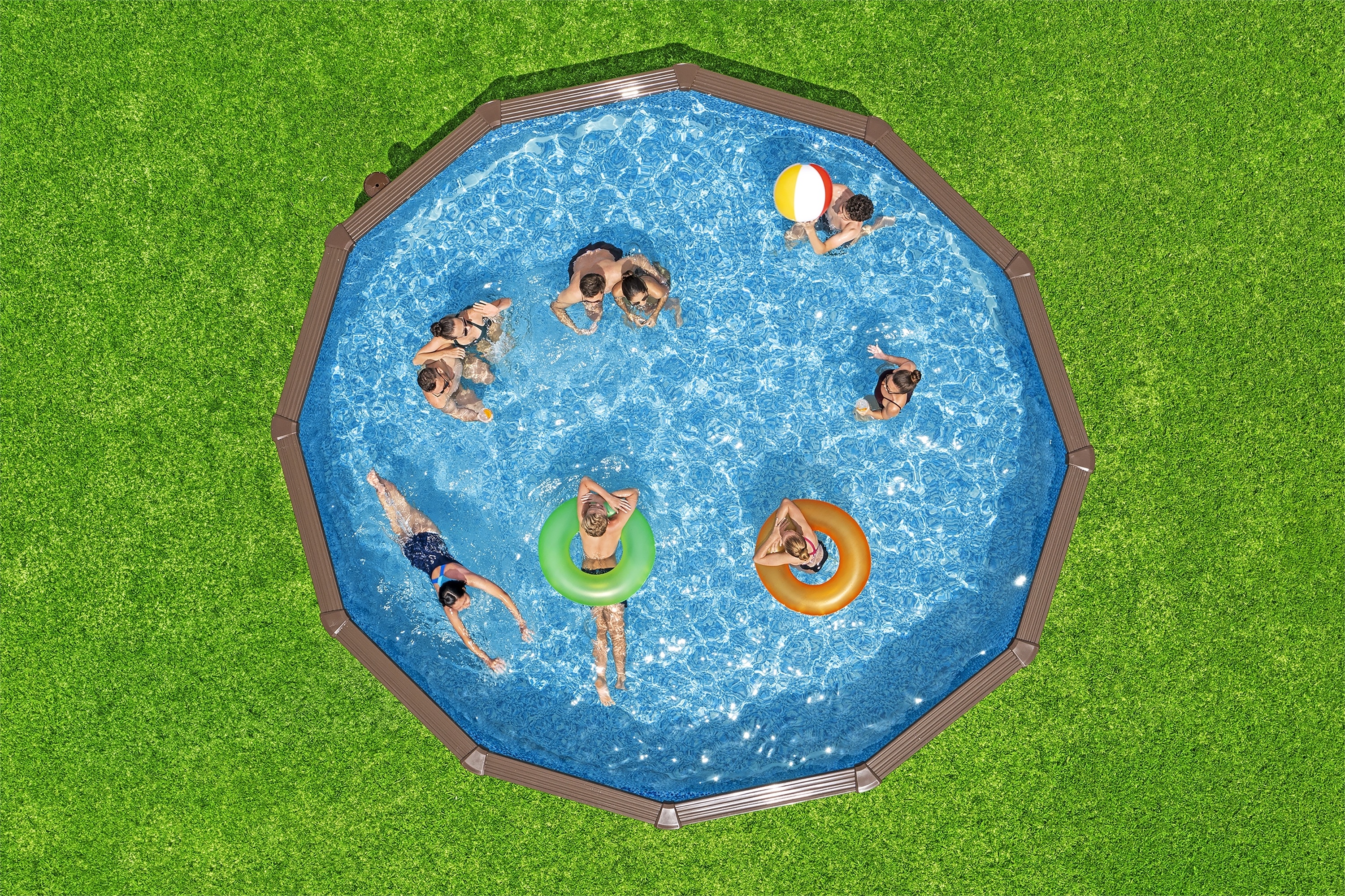 Bestway Pool Hydrium Komplett-Set 550 x 130 cm