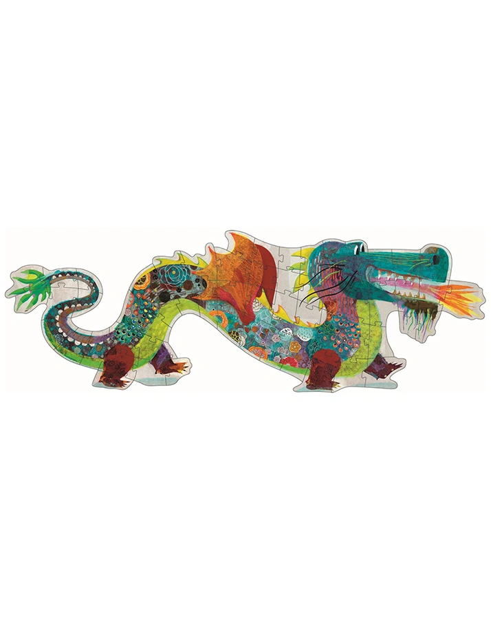 Riesenpuzzle LEON THE DRAGON 58-teilig in bunt
