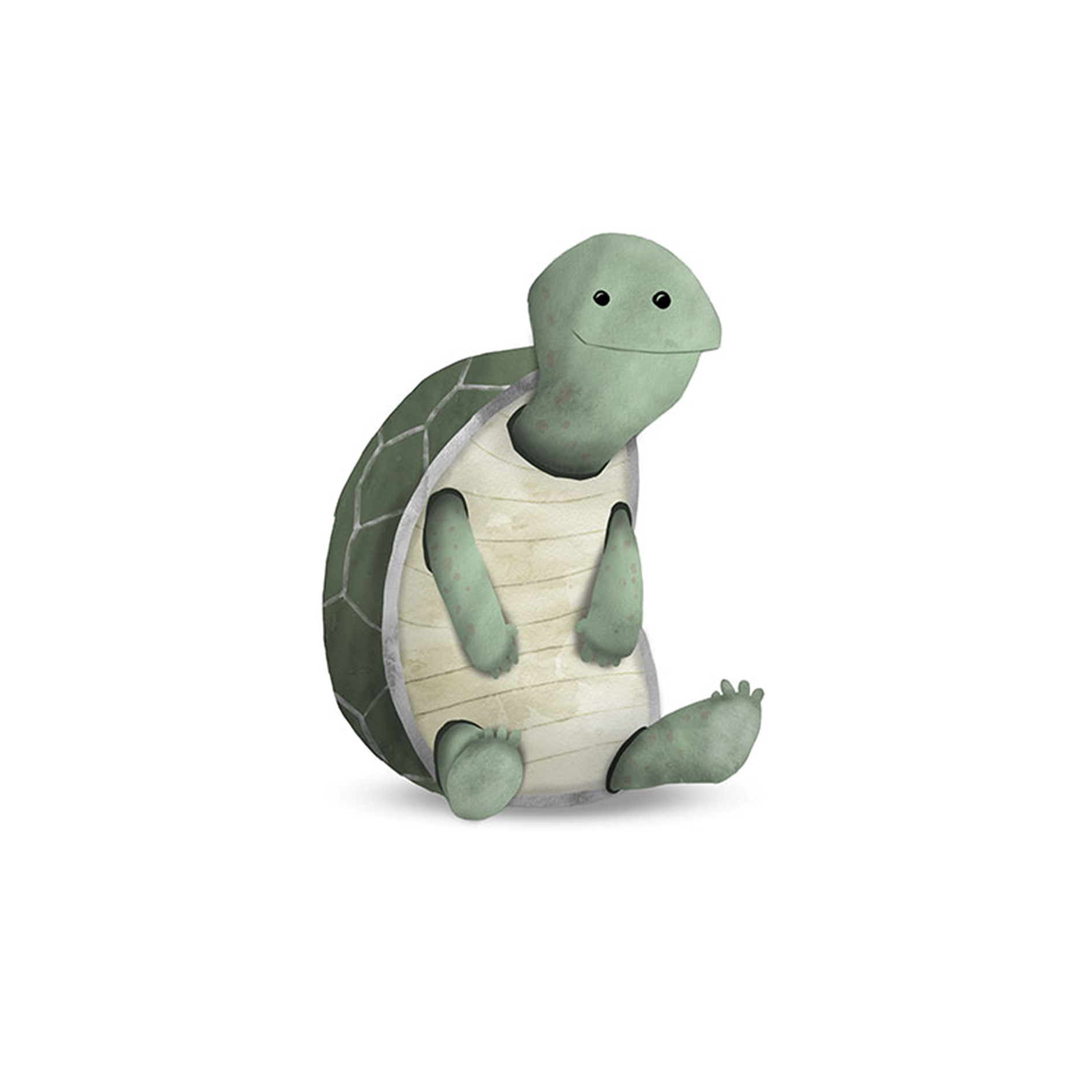 Wandbild CUTE ANIMAL TURTLE - 50x70 cm