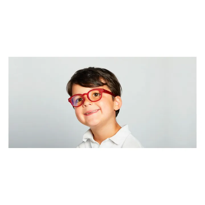 IZIPIZI Lunettes pour Ecran Junior #C | Rouge