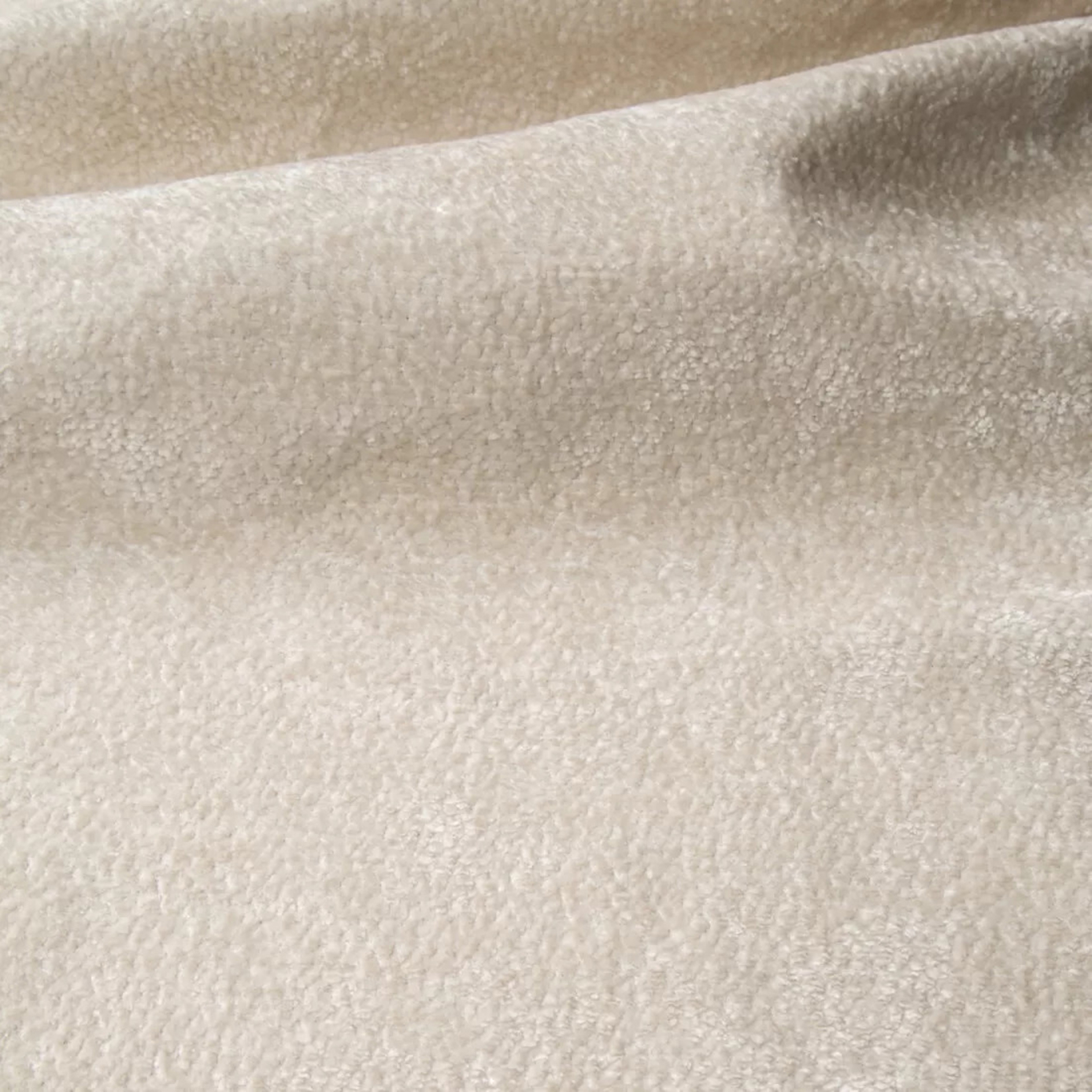 Ecksofa - cream - mit Liegefunktion und Staukasten - Ottomane rechts