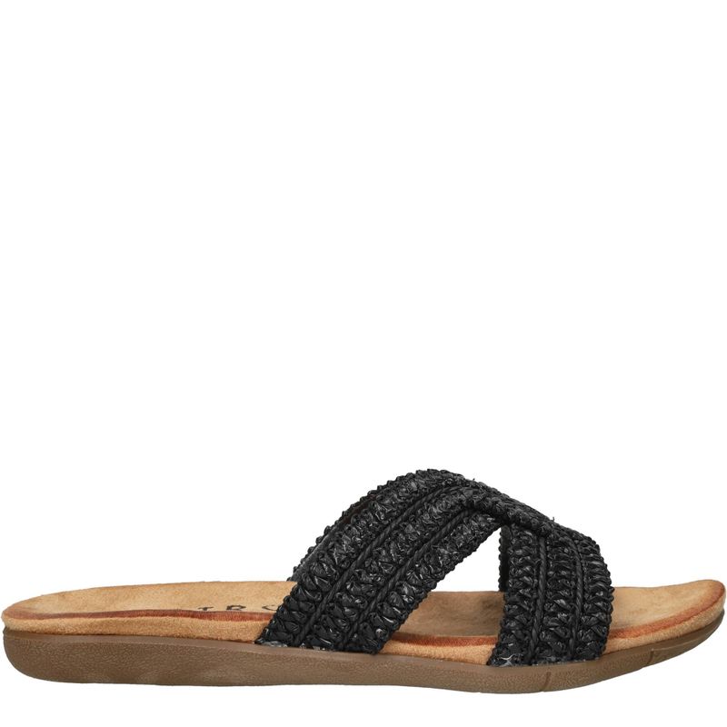 DSTRCT Slippers Zwart Dames