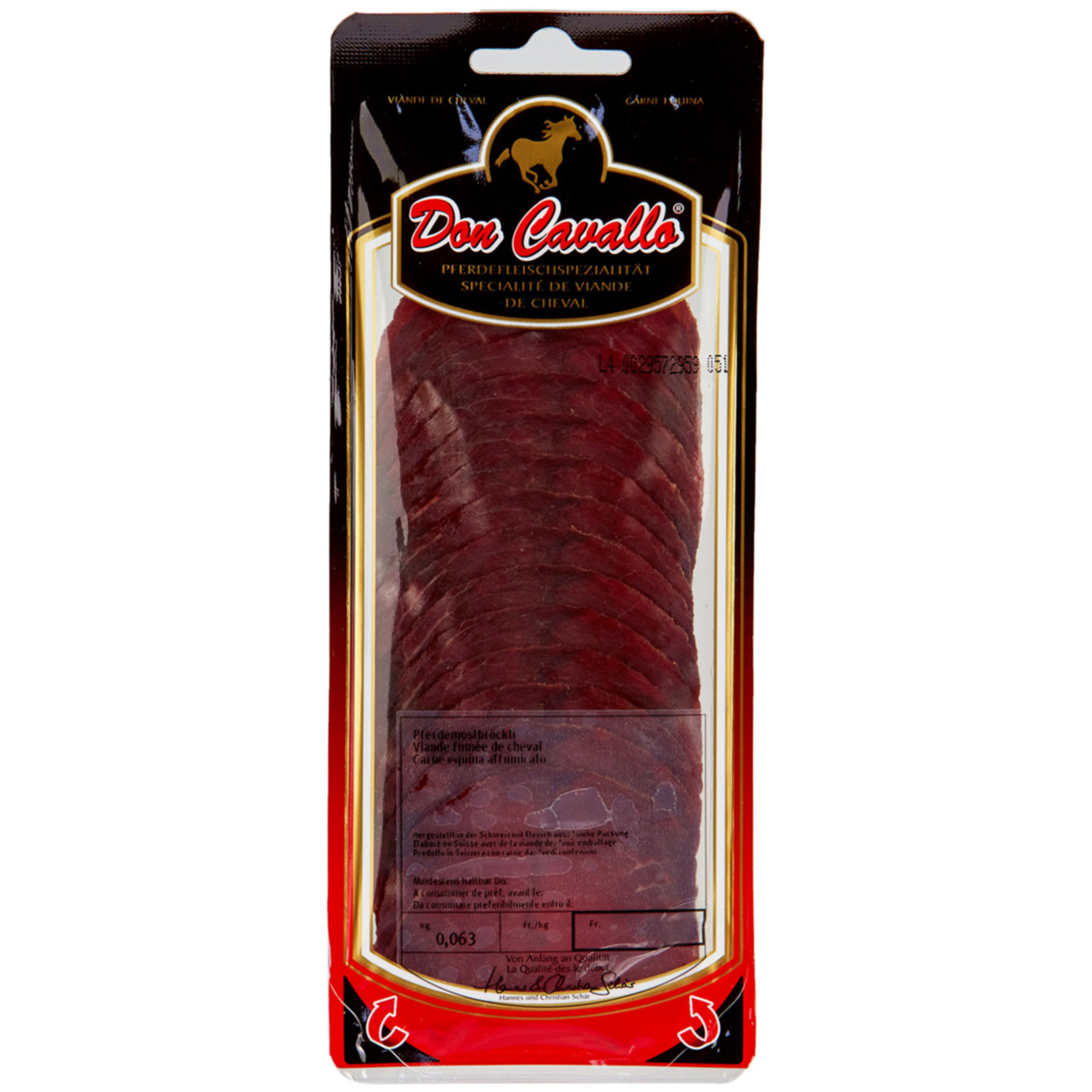 Don Cavallo Pferde-Mostbröckli ca. 60g