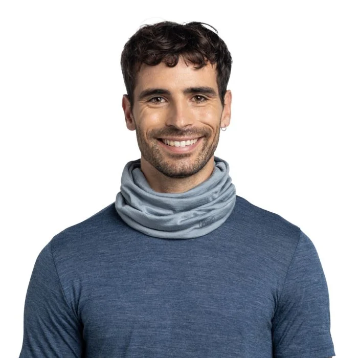 Buff Unisex Huer Lightweight Merino Wool Blå