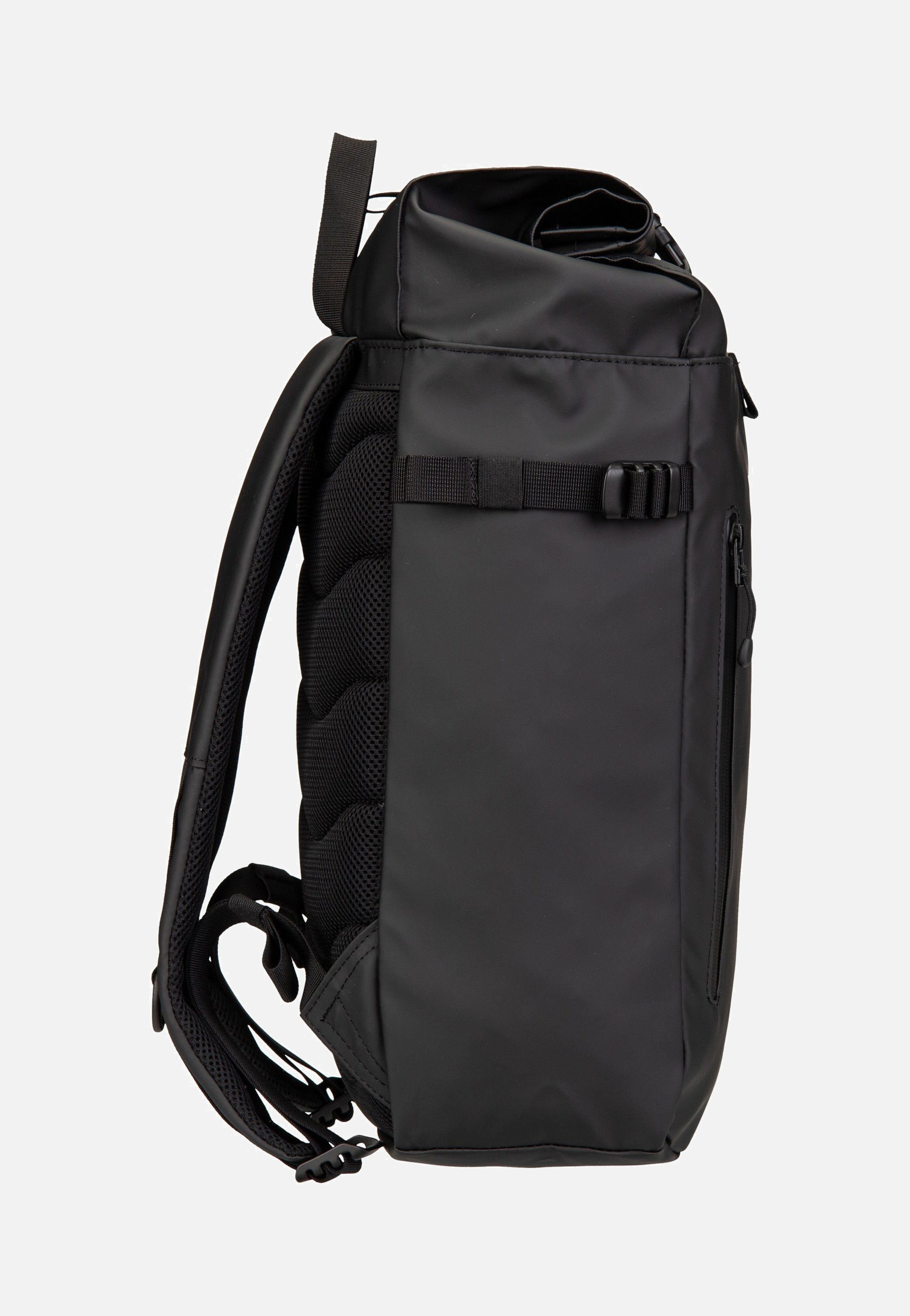 Stream Slim Rolltop M Black - Rucksack