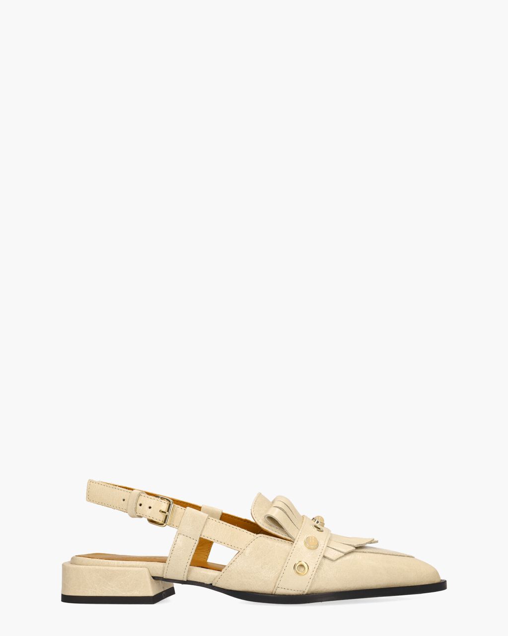 Via Vai Jazz Tammi Off-White Dames Slingbackloafers