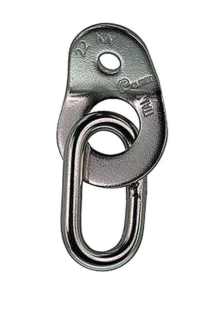 RAUMER - PLAQUETTE WING INOX ANNEAU O8 SPELEO