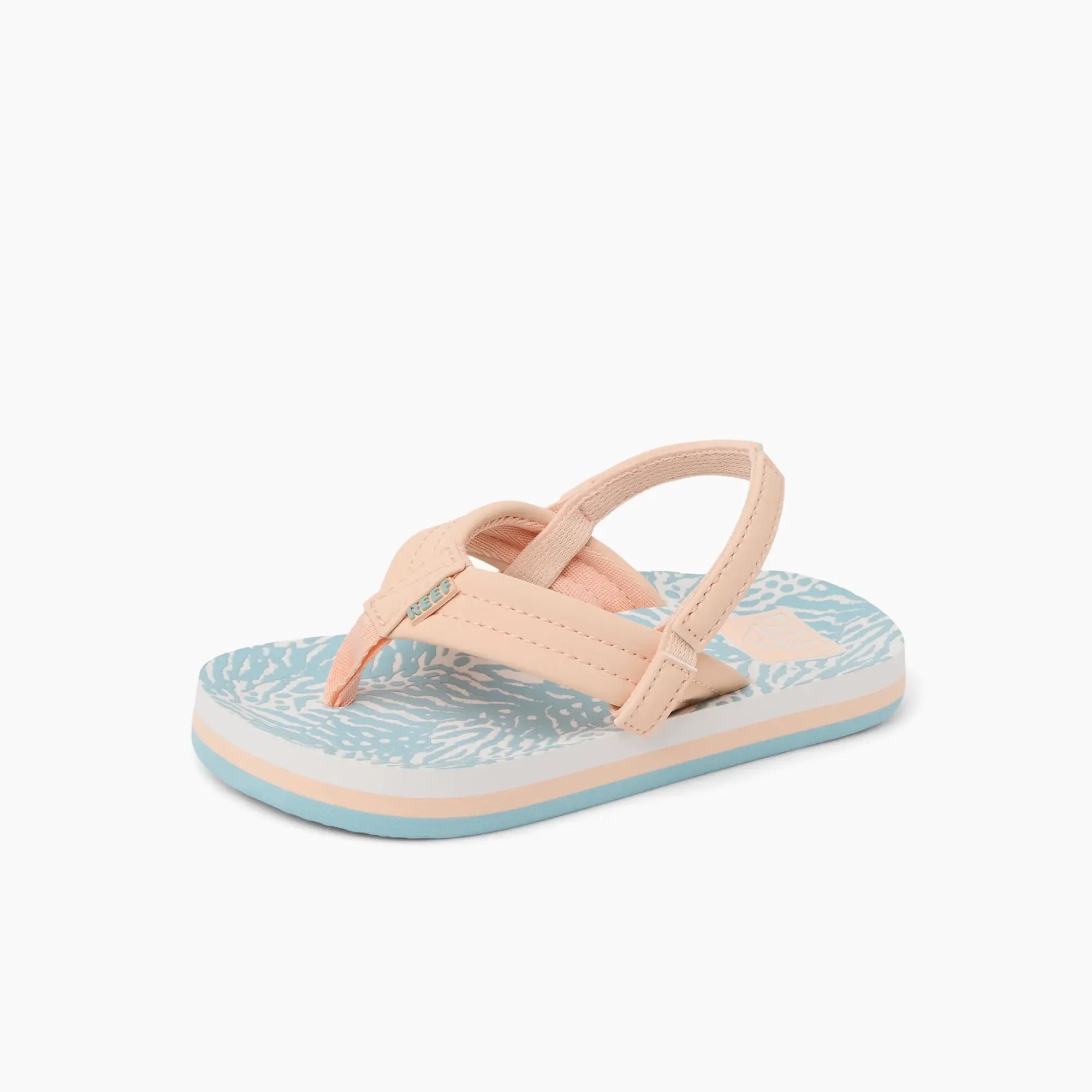 Little Ahi Peach Blue Animal
