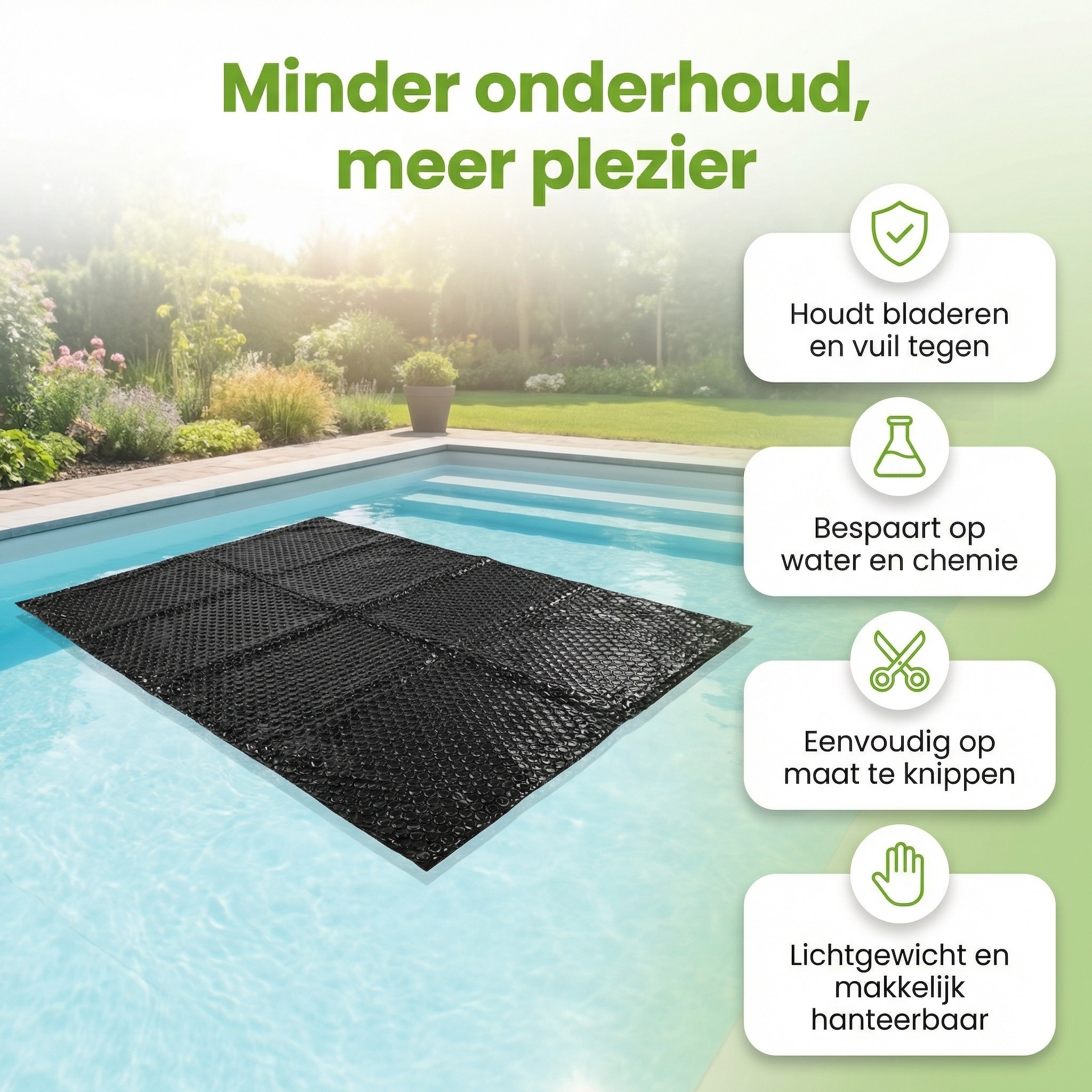 Comfortpool Pro 300x200 cm afdekzeil - Black