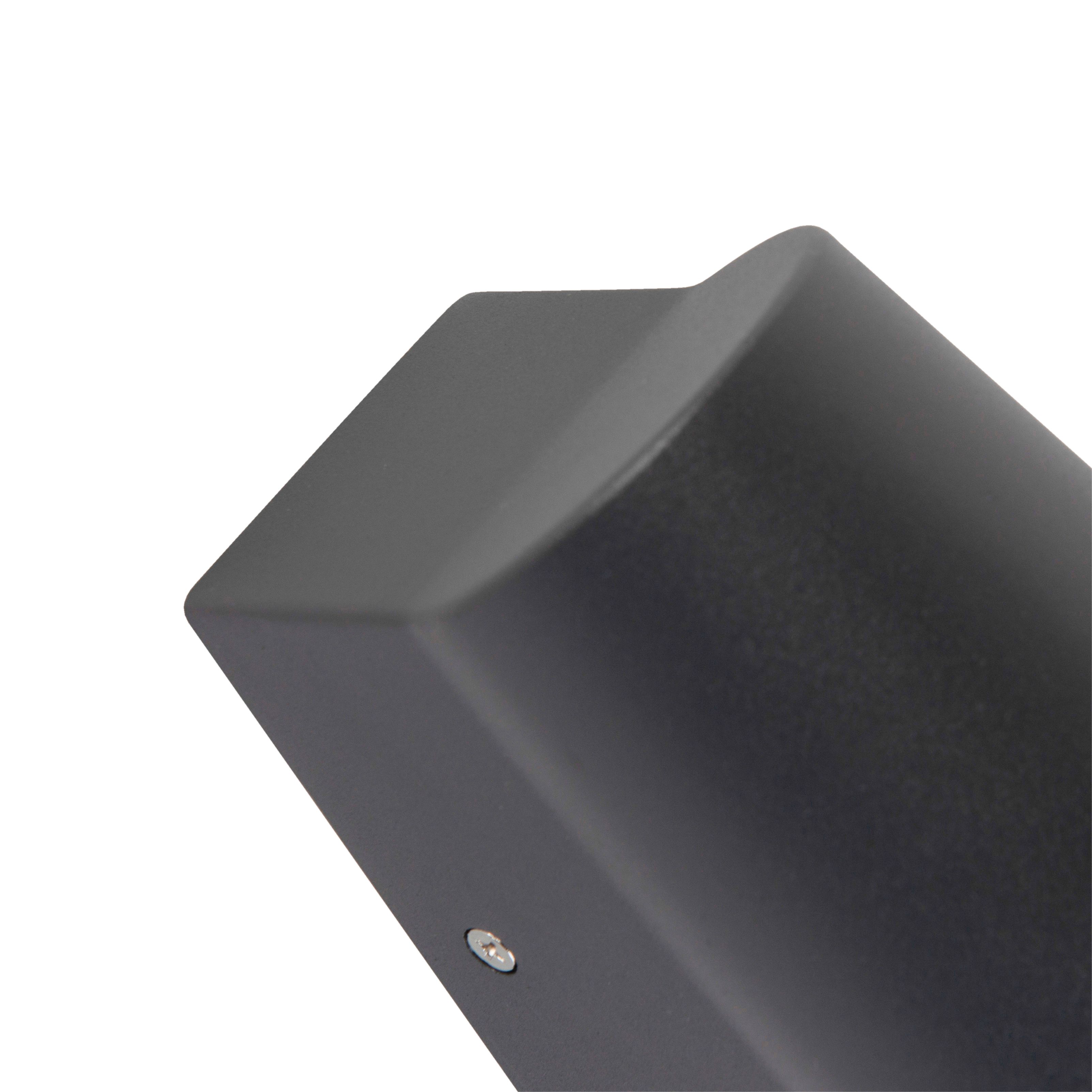 Moderne buitenwandlamp antraciet incl. LED - Uma