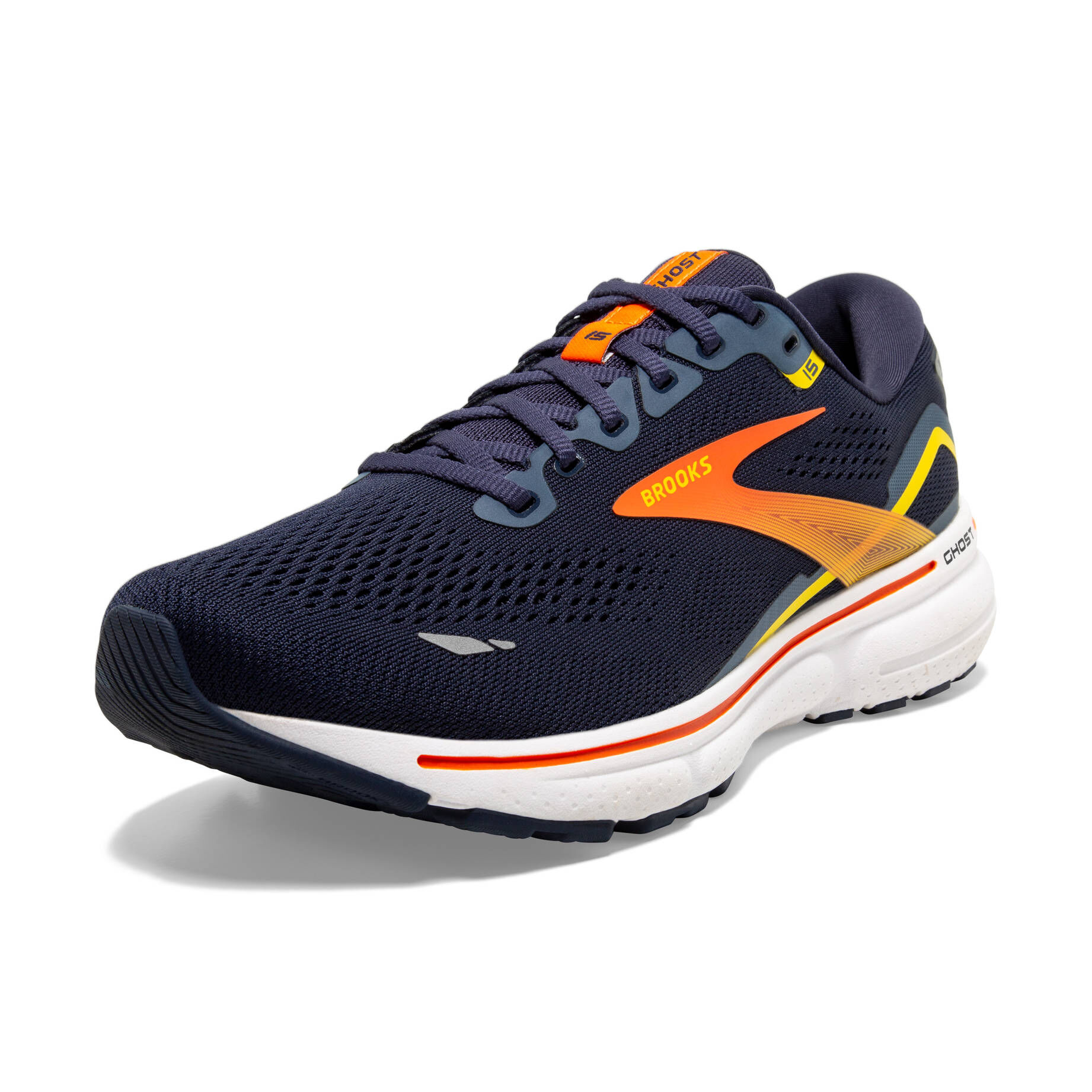 Brooks| Herren Laufschuhe GHOST 15 marine/rot